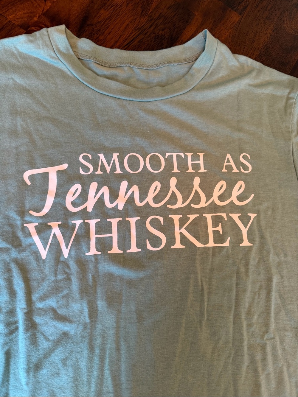 Soft Sage 'Smooth as Tennessee Whiskey' Decorative Tee